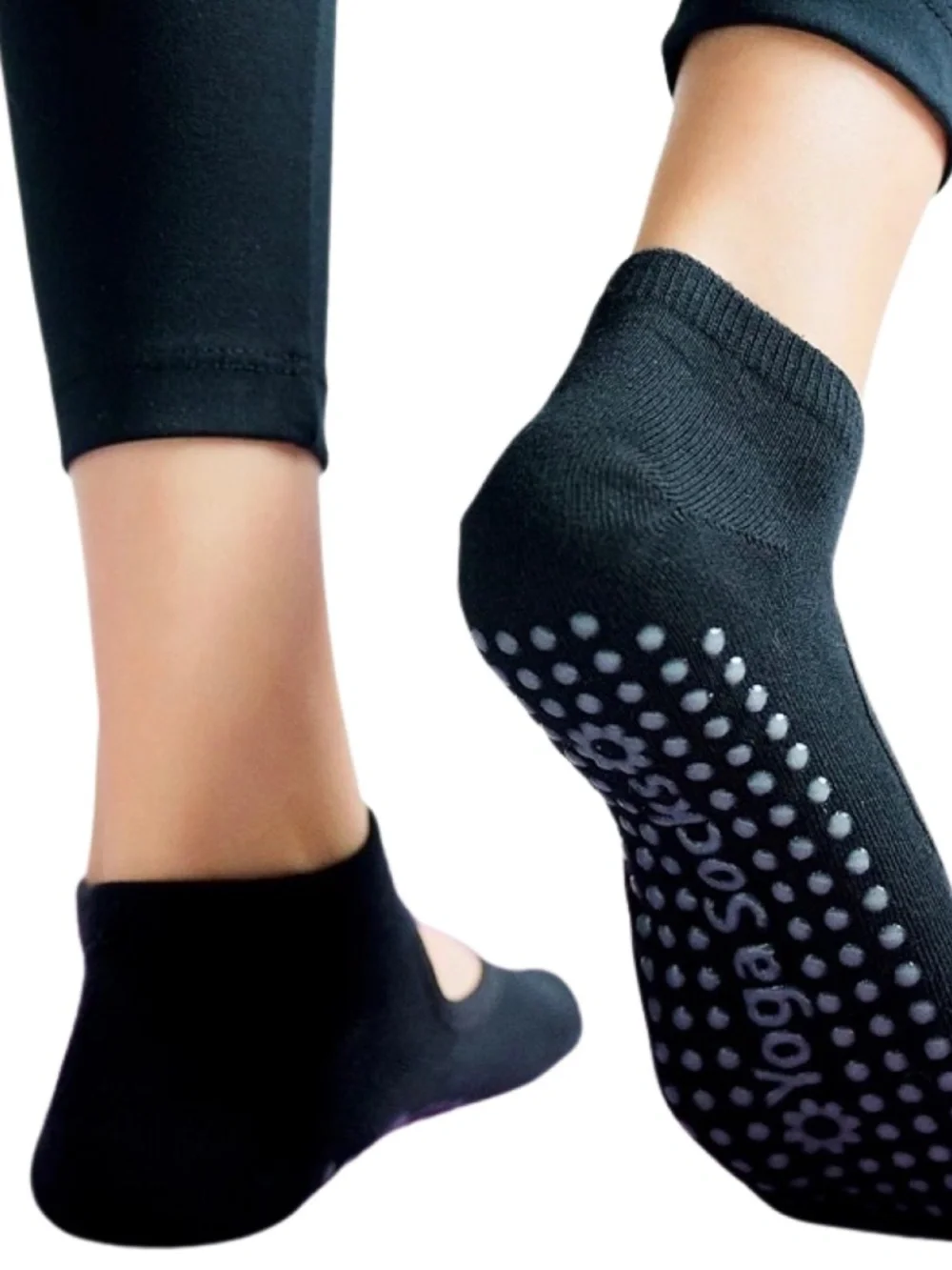 YOGA Socks / Dance Socks With Bottom Grips OS